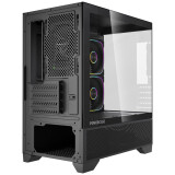 Корпус Powercase Vision Micro M4B Black (CVMM4FHB-A3)