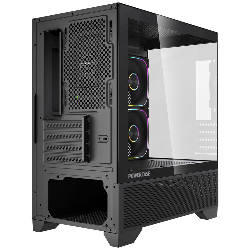 Корпус Powercase Vision Micro M4B Black (CVMM4FHB-A3) - фото 5