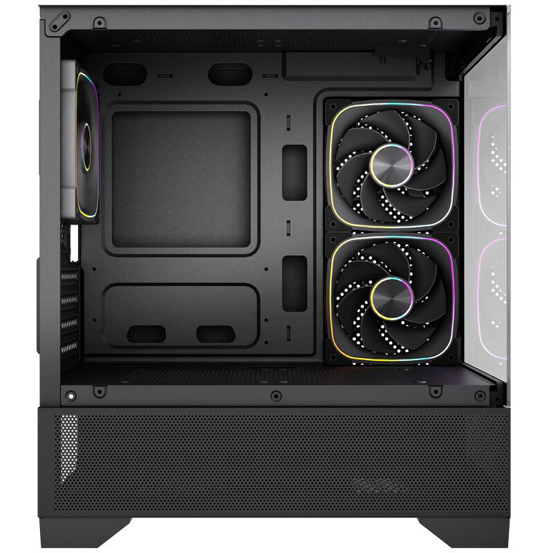 Корпус Powercase Vision Micro M4B Black (CVMM4FHB-A3) - фото 6