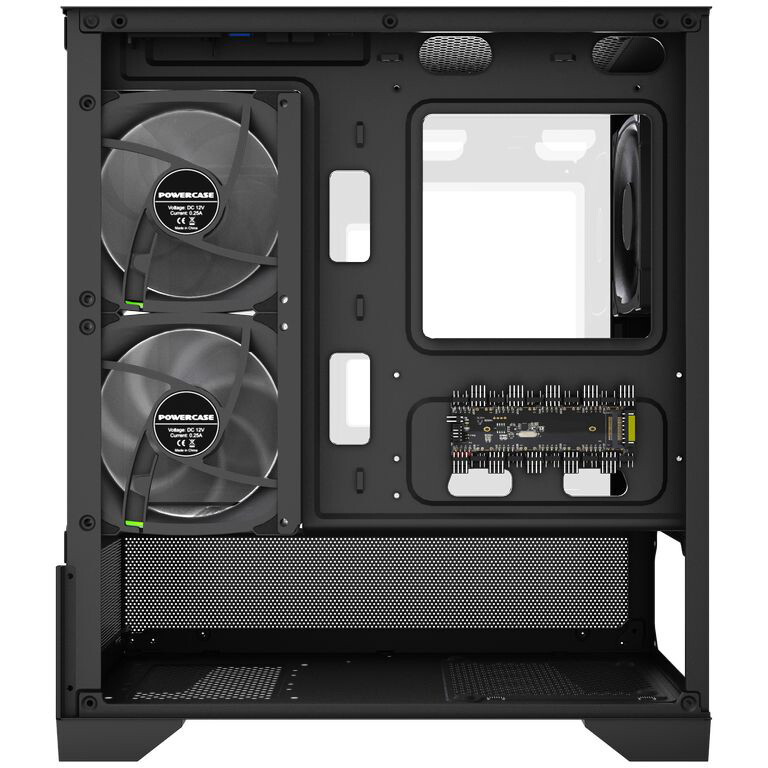 Корпус Powercase Vision Micro M4B Black (CVMM4FHB-A3) - фото 7