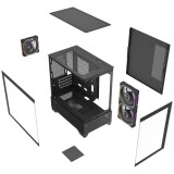 Корпус Powercase Vision Micro M4B Black (CVMM4FHB-A3)