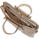 Сумка для ноутбука Piquadro Expandable Leather Work Bag for 14" Beige/Blue (CA6698W92/TOBLU)