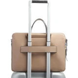 Сумка для ноутбука Piquadro Expandable Leather Work Bag for 14" Beige/Blue (CA6698W92/TOBLU)