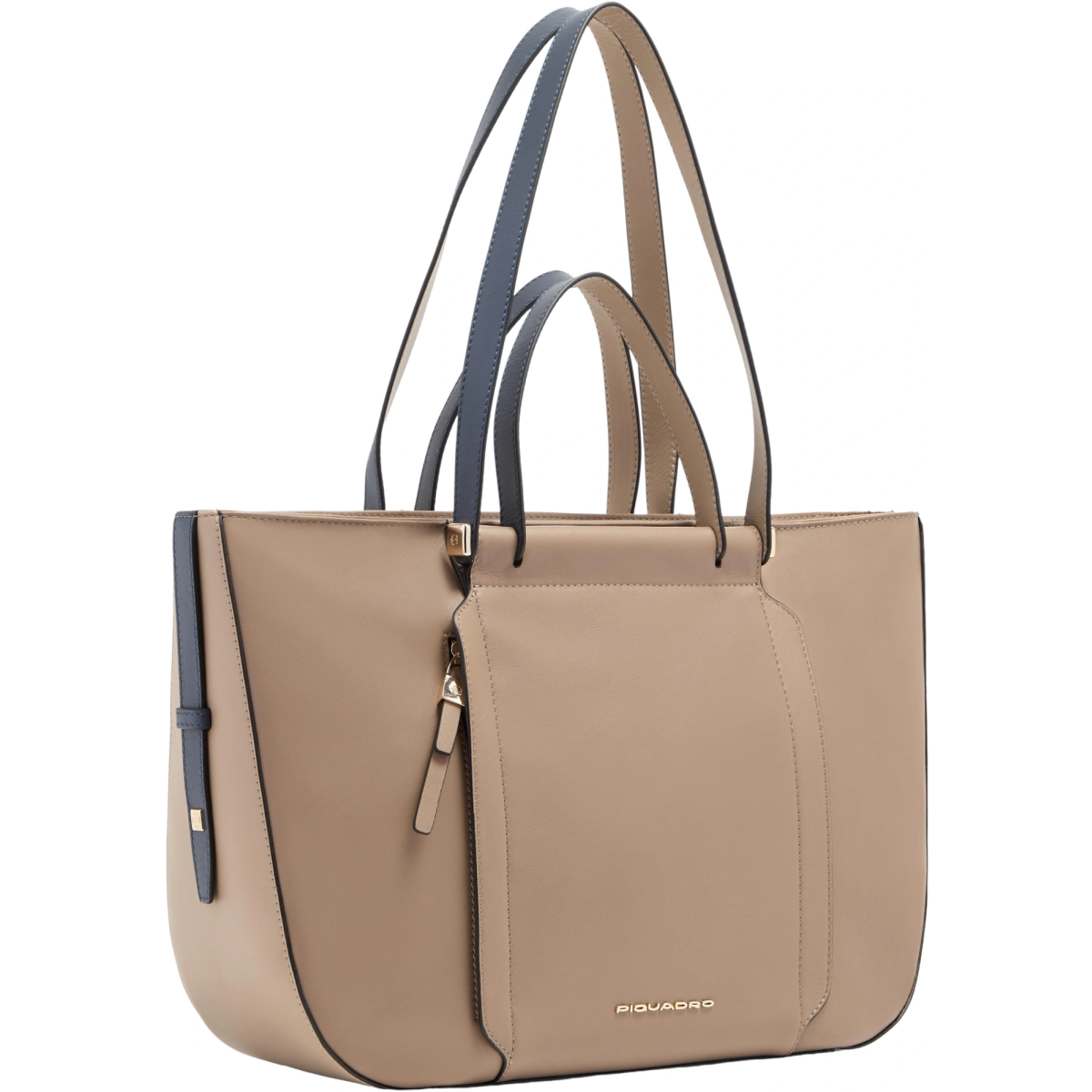 Сумка для ноутбука Piquadro Leather Tote 14" Beige/Blue (BD7136W92/TOBLU) - фото 2