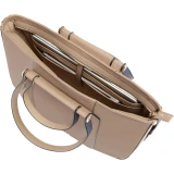 Сумка для ноутбука Piquadro Leather Tote 14" Beige/Blue (BD7136W92/TOBLU)
