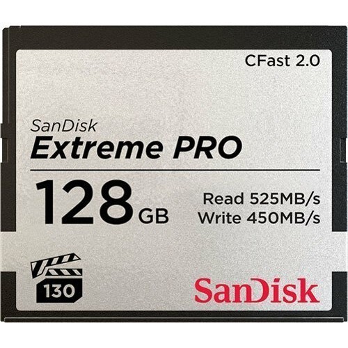 Карта памяти 128Gb CFast SanDisk Extreme Pro (SDCFSP-128G-G46D)