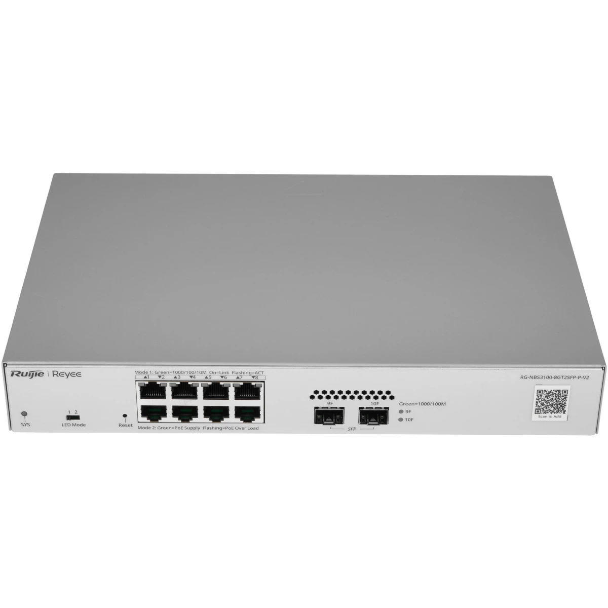 Коммутатор (свитч) Ruijie Reyee RG-NBS3100-8GT2SFP-P-V2 - фото 2