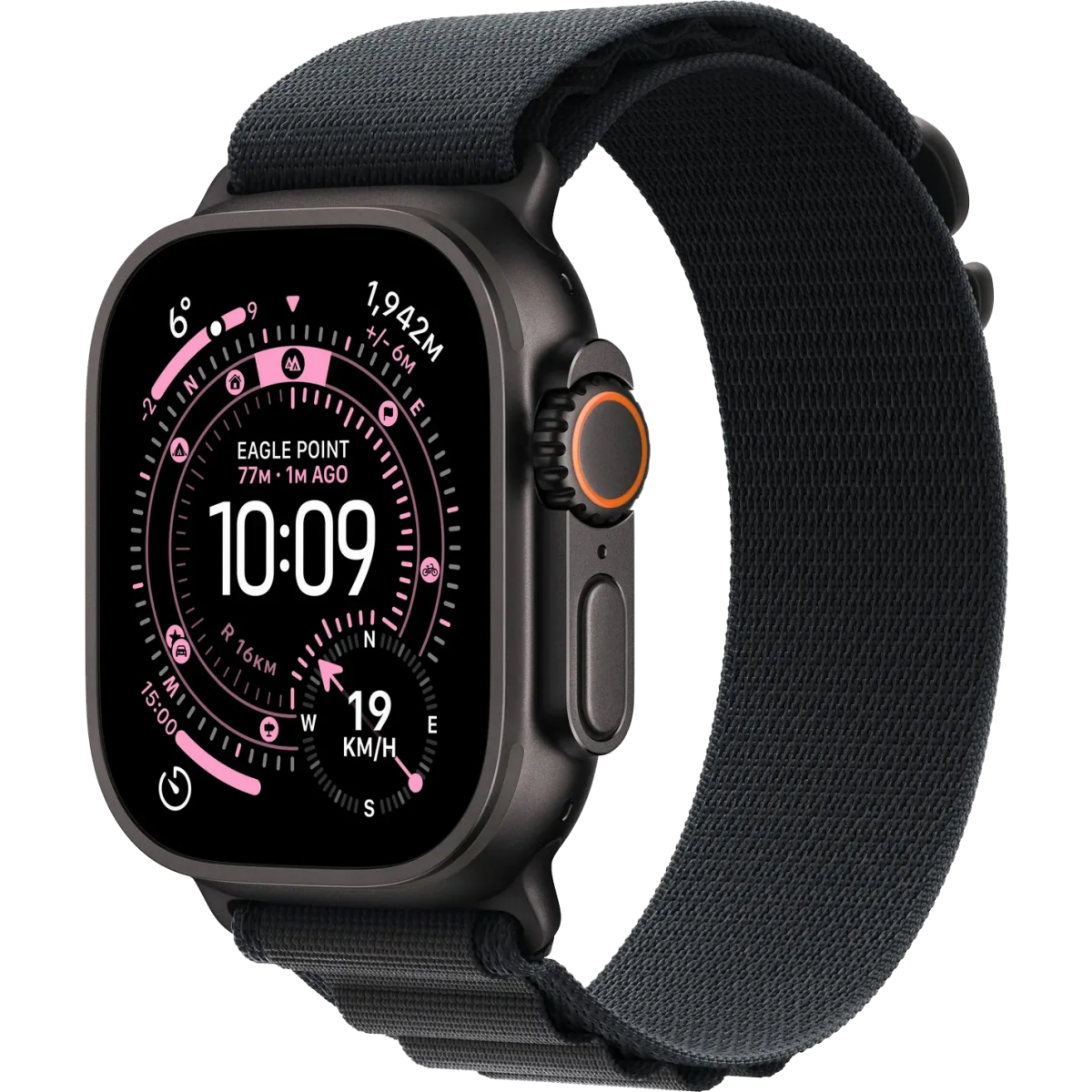 Умные часы Apple Watch Ultra 3 49mm Black Titanium Case with Black Alpine Loop M (MF0V4) - MF0V4AF/A