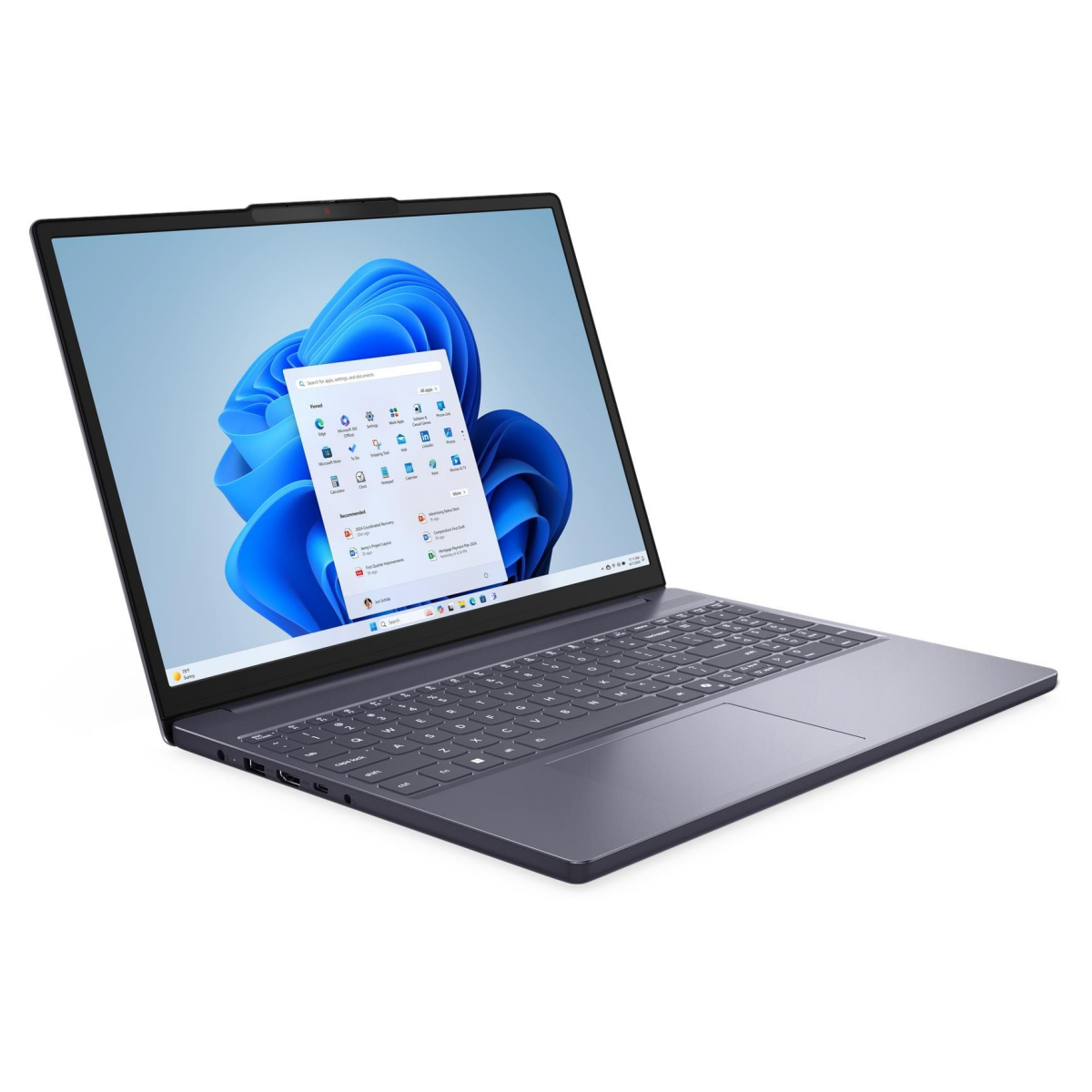 Ноутбук Lenovo IdeaPad Slim 3 15ARP10 Luna Grey (83K700UDRK) - фото 2