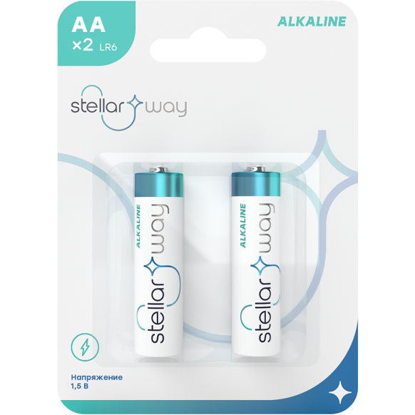 Батарейка Stellarway STW-BTR-AA-BL2 (AA, 2 шт.)