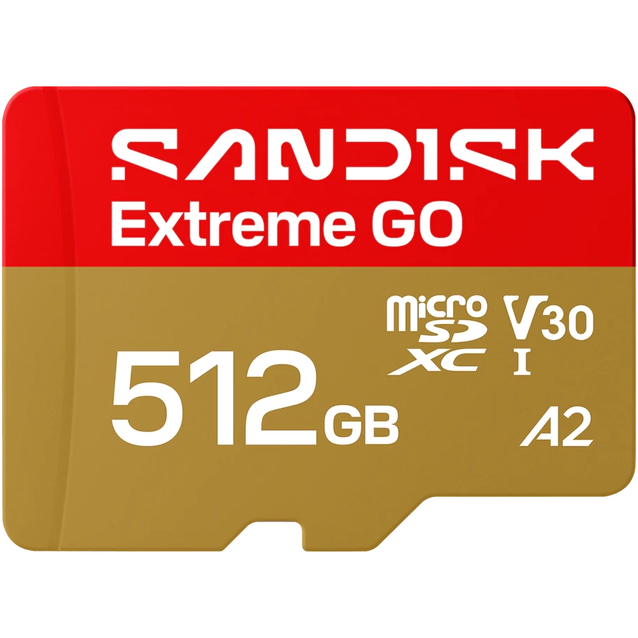Карта памяти 512GB MicroSD SanDisk Extreme GO (SDSQXGN-512G-GN6MN)