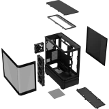 Корпус ASUS Prime AP304 TG ARGB Black (90DC0110-B19000)