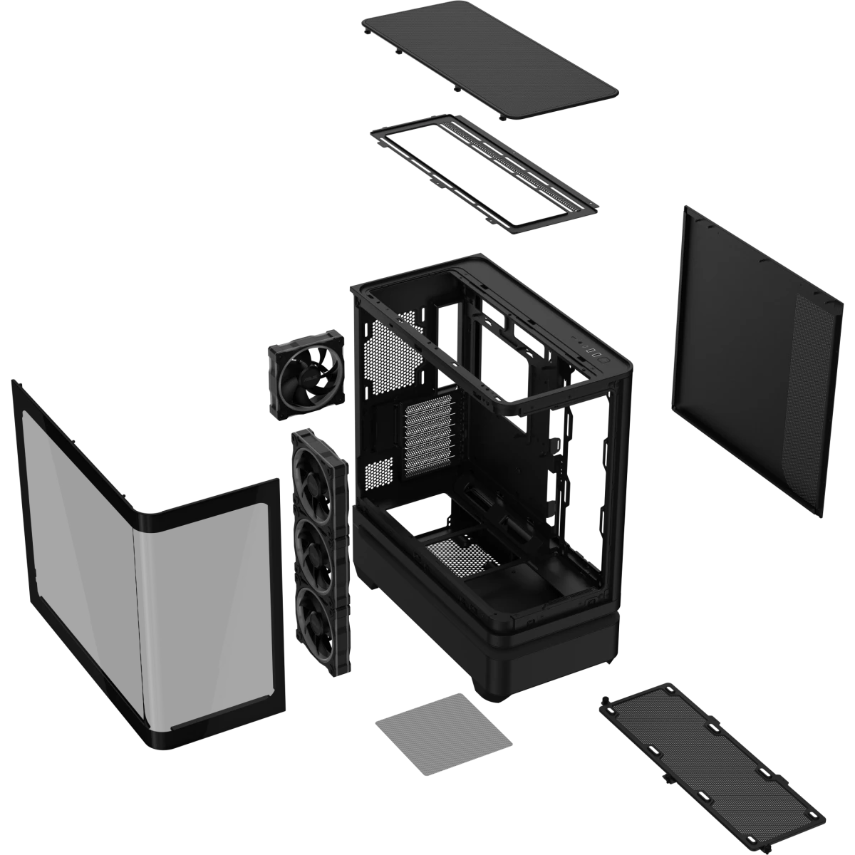 Корпус ASUS Prime AP304 TG ARGB Black - 90DC0110-B19000 - фото 15