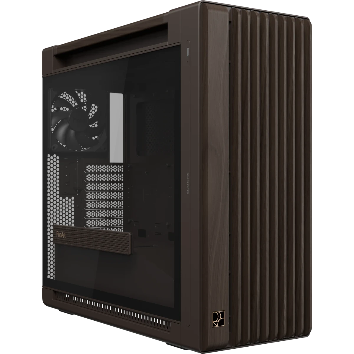 Корпус ASUS ProArt PA602 Wood Edition Tempered Glass Panel Retro Brown - 90DC00J8-B09000