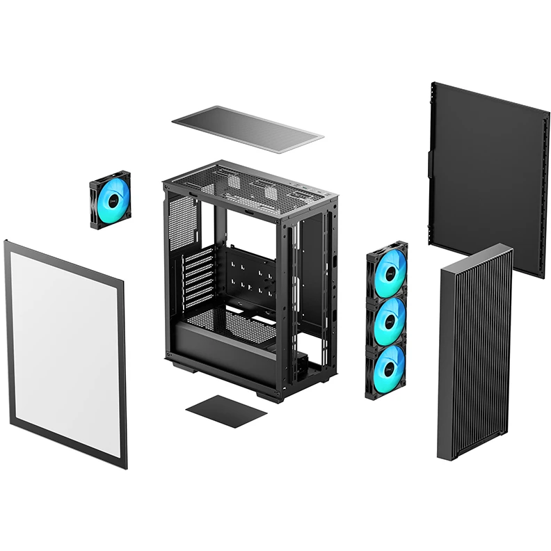 Корпус DeepCool CC 560 ARGB V3 Black - CC560 ARGB V3 - фото 9
