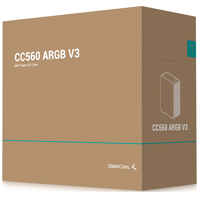 Корпус DeepCool CC 560 ARGB V3 Black - CC560 ARGB V3 - фото 10