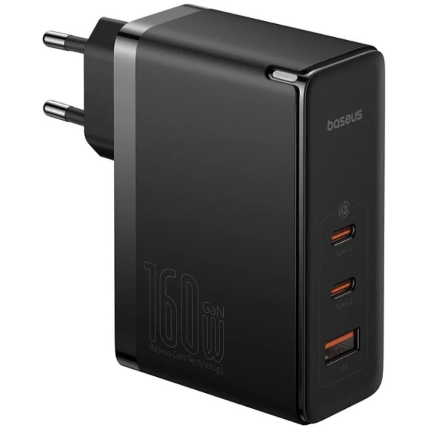 Сетевое зарядное устройство Baseus GaN5 Pro 160W Black + Type-C Cable - P10110825113-00