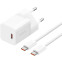 Сетевое зарядное устройство Baseus GaN5 Mini 30W White + Type-C Cable - P10110902213-00