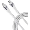 Кабель USB Type-C - USB Type-C, 0.5м, Stellarway STWPRO-CAB-C/C02-05-NLN White - STWPRO-CAB-C/C02-05-NLN-White