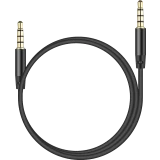Кабель 3.5 Jack (M) - 3.5 Jack (M), 1м, Stellarway STW-CAB-AUX-1-PVC Black (STW-CAB-AUX-1-PVC-Black)