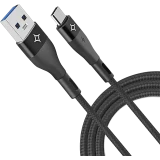 Кабель USB - USB Type-C, 1м, Stellarway STWPRO-CAB-A/C-1-NLN Black (STWPRO-CAB-A/C-1-NLN-Black)