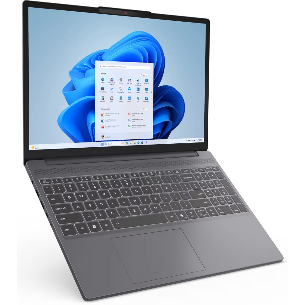 Ноутбук Lenovo IdeaPad Slim 3 15IRH10 Luna Grey (83K10164RK) - фото 4