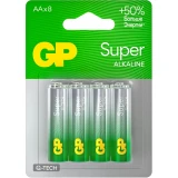 Батарейка GP 15A G-tech Super Alkaline (AA, 8 шт.) (GP15AA21-2CRSBC8)