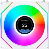 Вентилятор для корпуса Lian Li UNI Fan SL Infinity LCD Flex Reverse 120 White (G9F.12RSLIND1F1W.R0)