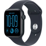 Умные часы Apple Watch SE 3 44mm Midnight Aluminum Case with Navy Blue Sport Band M/L (MJL94)