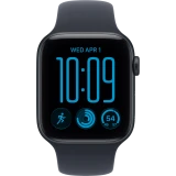 Умные часы Apple Watch SE 3 44mm Midnight Aluminum Case with Navy Blue Sport Band M/L (MJL94)