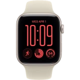 Умные часы Apple Watch SE 3 44mm Starlight Aluminum Case with Sand Sport Band M/L (MJL54)