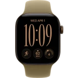 Умные часы Apple Watch Series 12 42mm Dark Bronze Aluminium Case with Olive Sport Band S/M (MJEF4)
