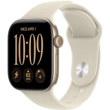 Умные часы Apple Watch Series 12 42mm Light Gold Aluminium Case with Sand Sport Band S/M (MJED4)