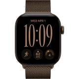Умные часы Apple Watch Series 12 42mm Dark Bronze Aluminium Case with Dark Bronze Milanese Loop (MKDC4)