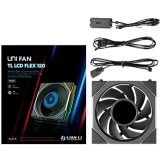 Вентилятор для корпуса Lian Li UNI Fan TL LCD Flex 120 Black (G9F.12TLLCD1F1B.R0)