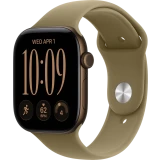 Умные часы Apple Watch Series 12 46mm Dark Bronze Aluminium Case with Olive Sport Band M/L (MJEU4)