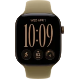 Умные часы Apple Watch Series 12 46mm Dark Bronze Aluminium Case with Olive Sport Band M/L (MJEU4)