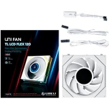 Вентилятор для корпуса Lian Li UNI Fan TL LCD Flex 120 White (G9F.12TLLCD1F1W.R0)