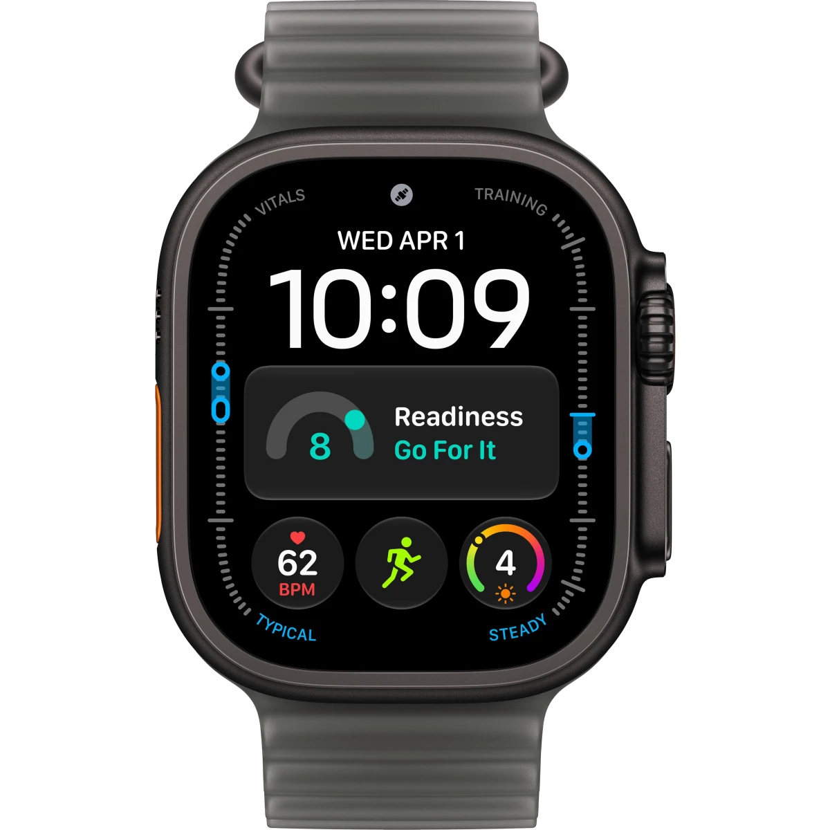 Умные часы Apple Watch Ultra 4 49mm Black Titanium Case with Translucent Black Ocean Band (MJAY4) - MJAY4LS/A - фото 2