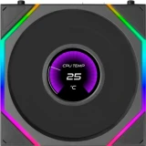 Вентилятор для корпуса Lian Li UNI Fan TL LCD Flex Reverse 120 Black (G9F.12RTLLCD1F1B.R0)