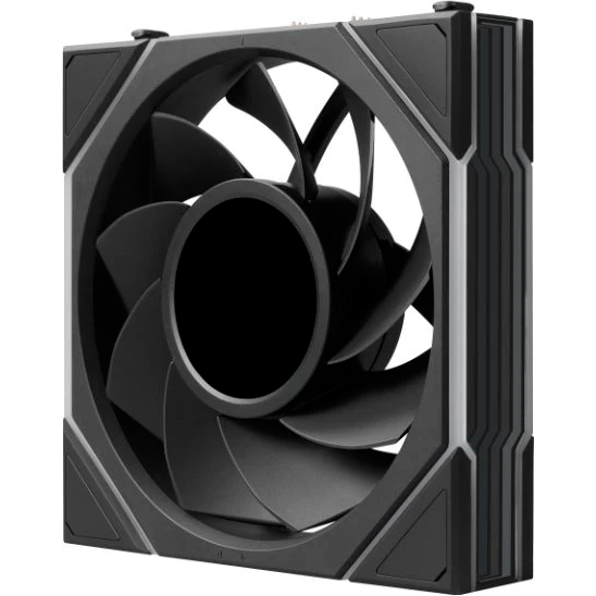 Вентилятор для корпуса Lian Li UNI Fan TL LCD Flex Reverse 120 Black - G9F.12RTLLCD1F1B.R0 - фото 3