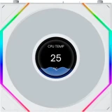 Вентилятор для корпуса Lian Li UNI Fan TL LCD Flex Reverse 120 White (G9F.12RTLLCD1F1W.R0)