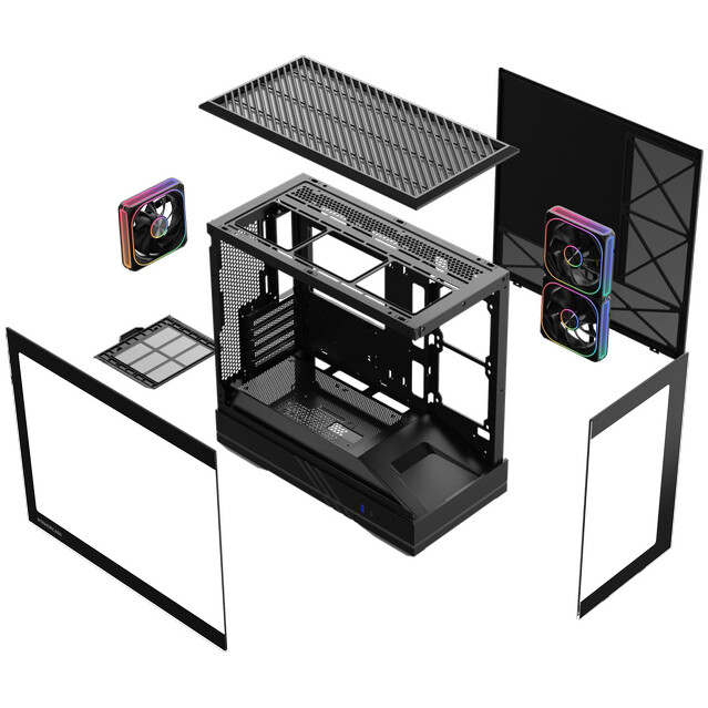 Корпус Powercase GT3 ARGB V2 Black - CMGT3BV2-A3 - фото 7