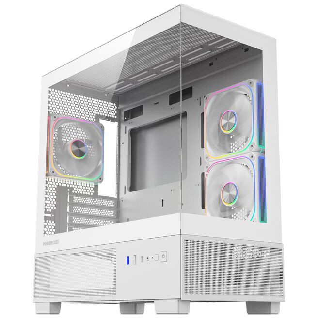 Корпус Powercase Vision Micro S4B V2 White - CVMMSHWV2-A3