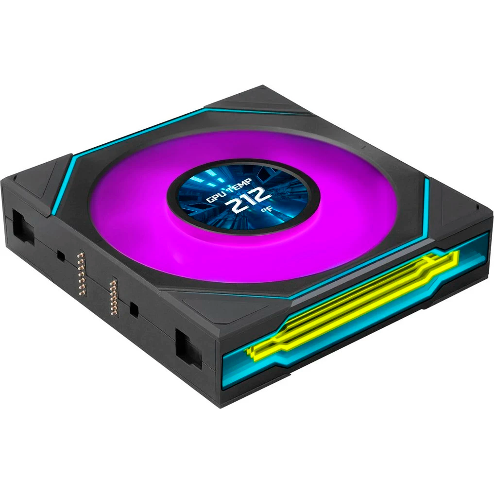 Вентилятор для корпуса Lian Li UNI Fan SL Infinity LCD Flex Reverse 120 Black (3 шт.) - G9F.12RSLIND1F3B.R0 - фото 4