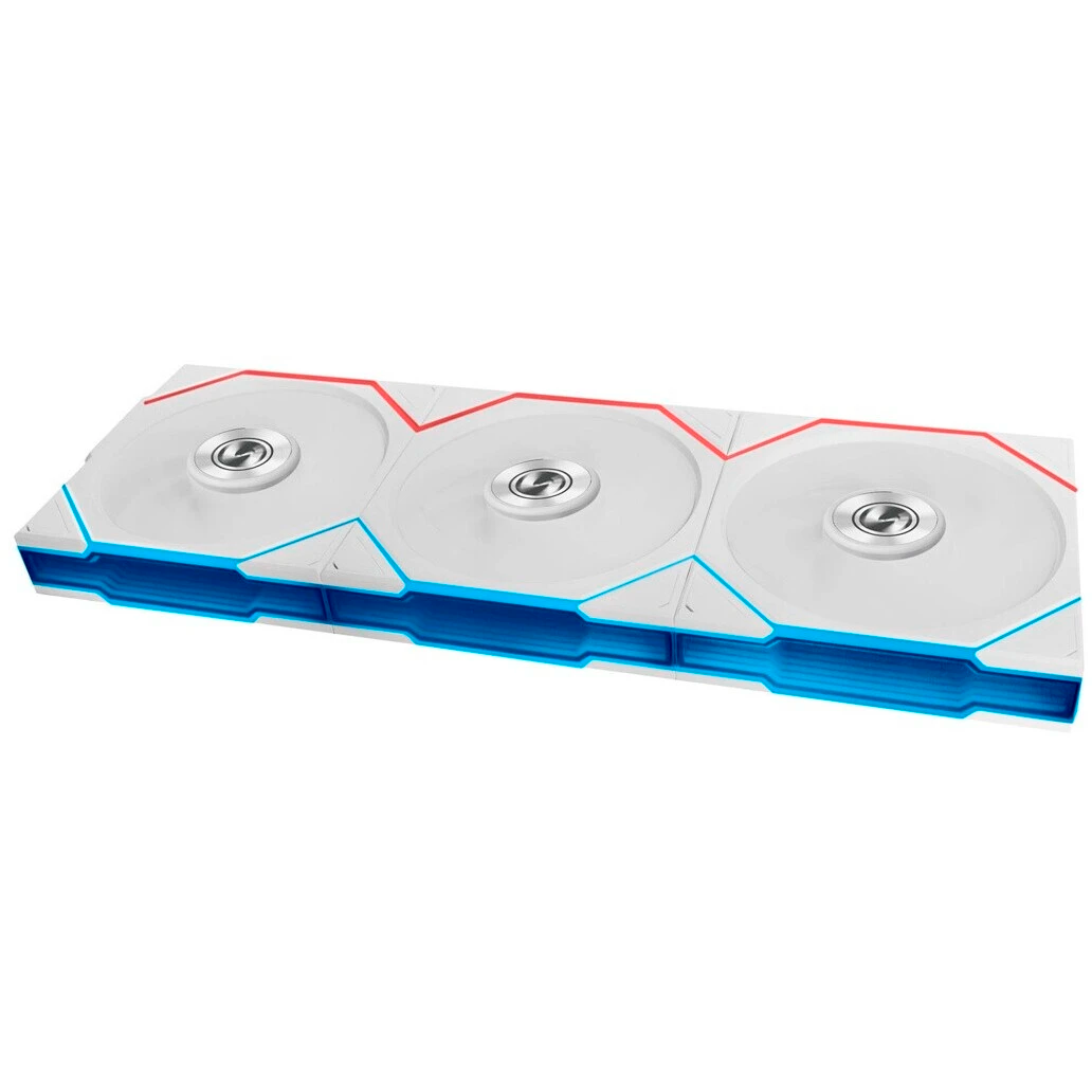 Вентилятор для корпуса Lian Li UNI Fan TL Flex Reverse 120 White (3 шт.) - G9F.12RTL1F3W.R0 - фото 3