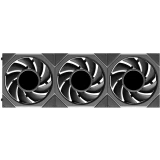 Вентилятор для корпуса Lian Li UNI Fan TL LCD Flex 120 Black (3 шт.) (G9F.12TLLCD1F3B.R0)