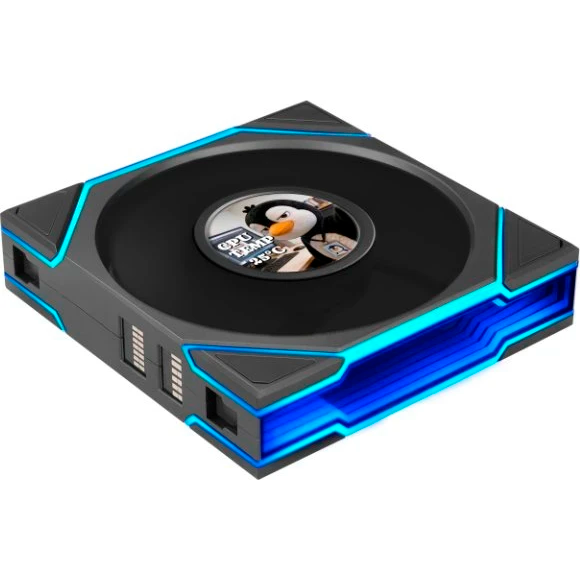 Вентилятор для корпуса Lian Li UNI Fan TL LCD Flex 120 Black (3 шт.) - G9F.12TLLCD1F3B.R0 - фото 4