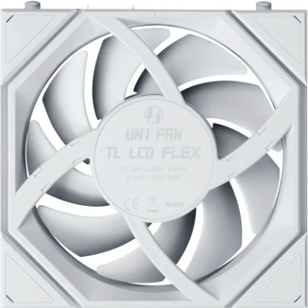 Вентилятор для корпуса Lian Li UNI Fan TL LCD Flex Reverse 120 White (3 шт.) - G9F.12RTLLCD1F3W.R0 - фото 9