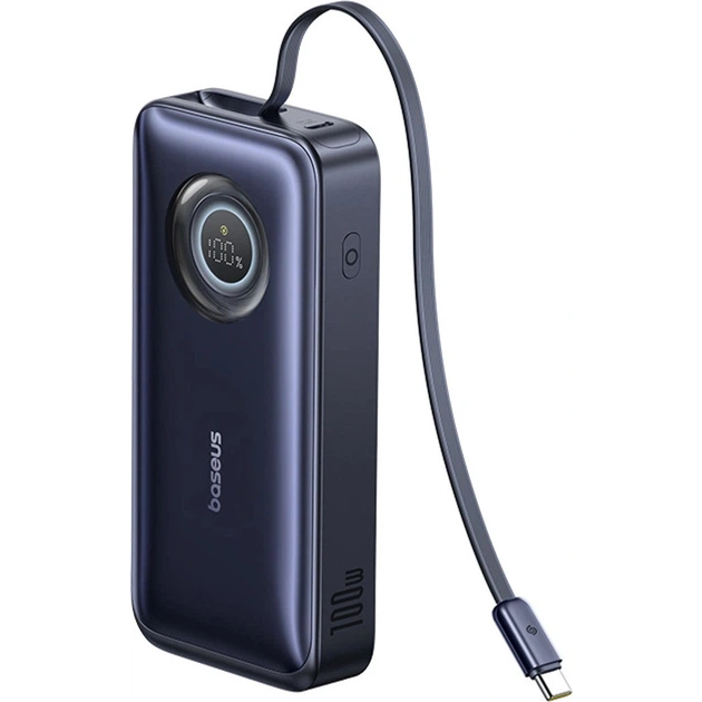 Внешний аккумулятор Baseus EnerCore CR11 20000mAh 100W Black/Blue - E0027J00